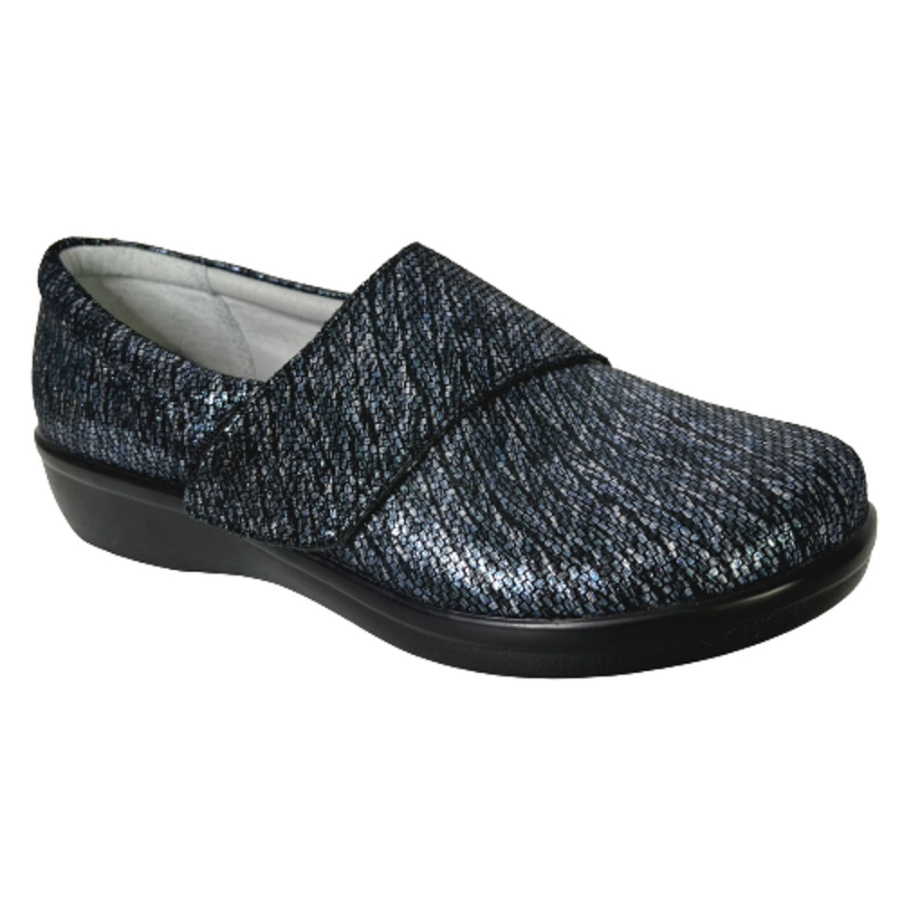 Alegria LAU-853 Lauryn Blue Metallic Leather Comfort Shoes Clog 40 10 10…